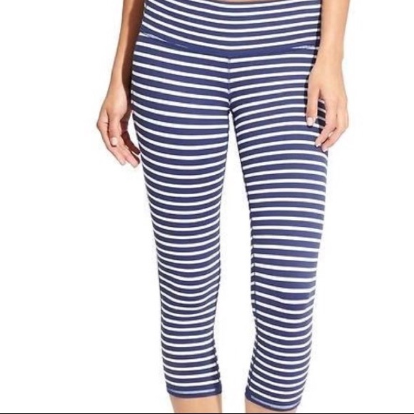 Athleta Chaturanga Navy Blue White 
